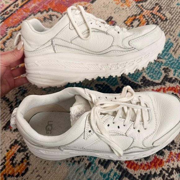 UGG CHUNKY WHITE DAD SNEAKER - Picture 4 of 10